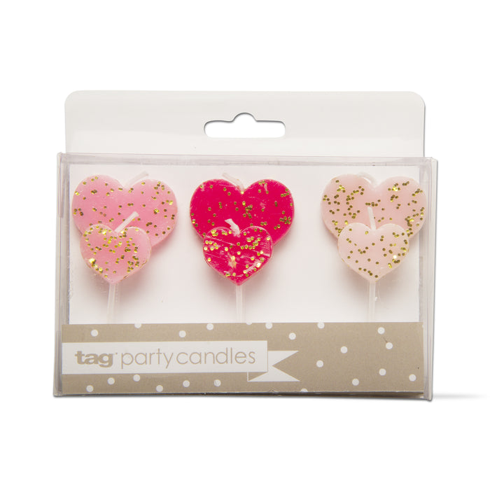 Heart Shaped Party Candles