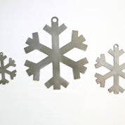 Metal Christmas Ornament - Snowflake