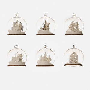 Mini Glass Dome Ornament