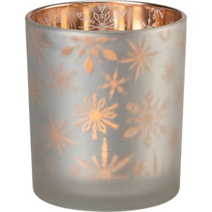 Small Snowflake Candle Holder