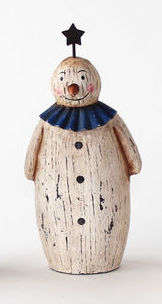 Snowman with Star Figure