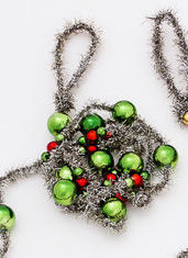 Tinsel Glass Bead Garland