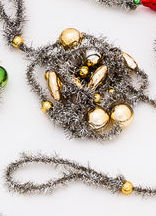 Tinsel Glass Bead Garland