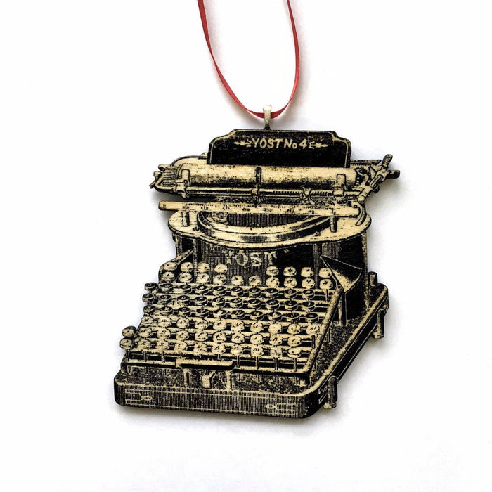 Yost Typewriter Ornament
