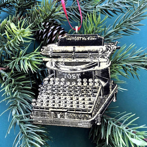 Yost Typewriter Ornament