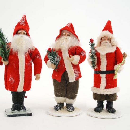 Vintage Santa Figure on Base