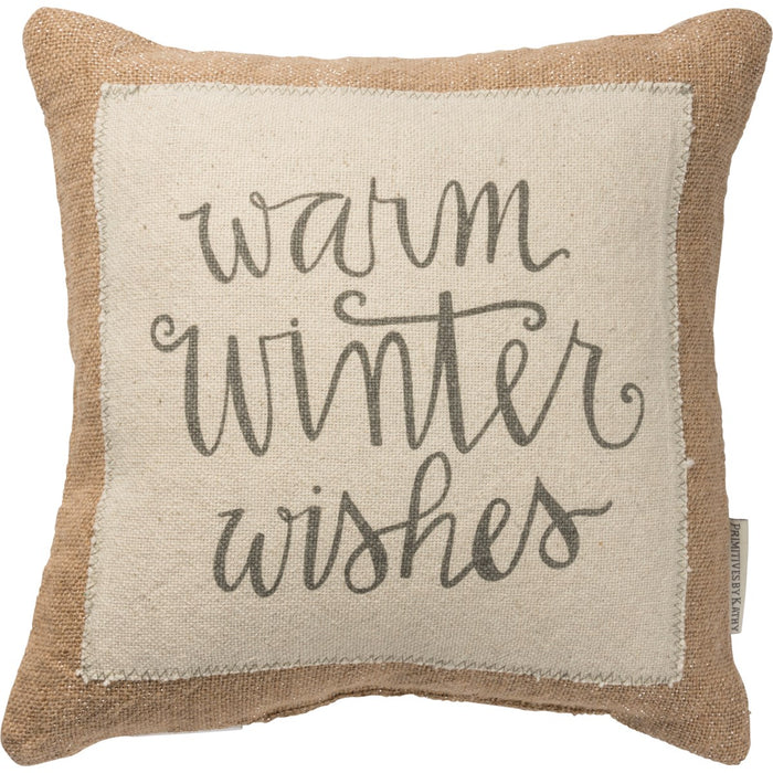 Warm Winter Wishes Pillow