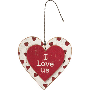 Wooden Heart Ornaments