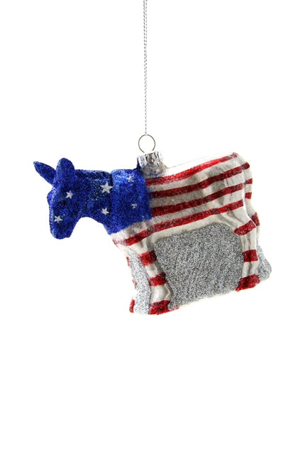 Democrat Donkey Ornament