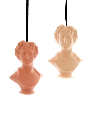 Classic Male Bust Ornament - Pink