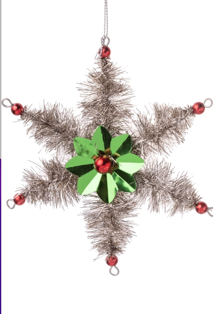 Bristle Star Ornament - Green