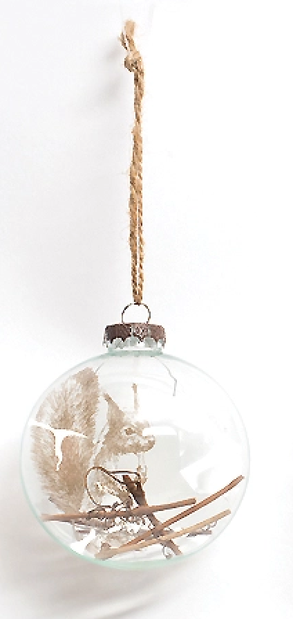 Squirrel Wildlife Silhouette Ornament