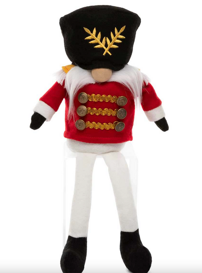 Red & White Gnome Nutcracker