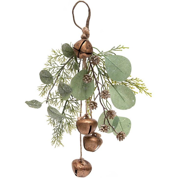 Pinecone Bronze Bell Drop