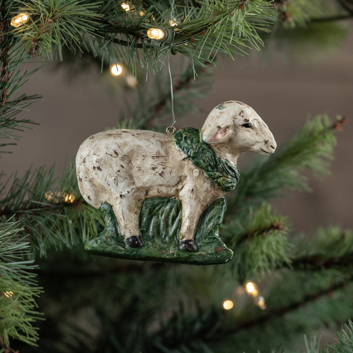 Pressed Sheep Ornament