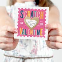 Scratch Off Pink Valentines