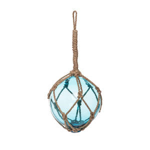 Teal Fishing Ball with Rope