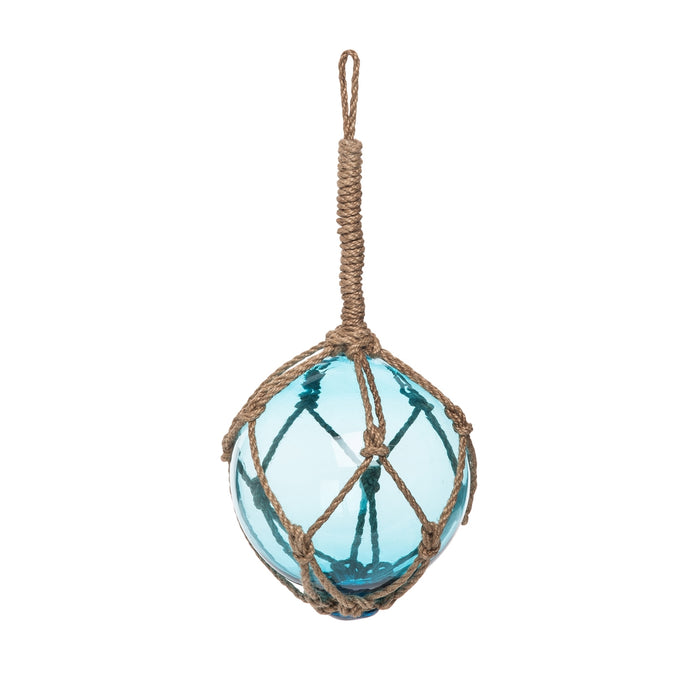 Teal Fishing Ball with Rope
