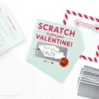 18 Pack Scratch-Off Mint Valentines