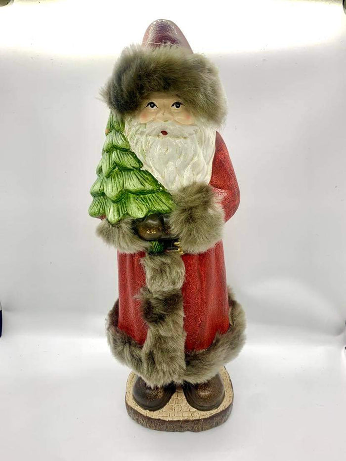 Ceramic Santa with Tree