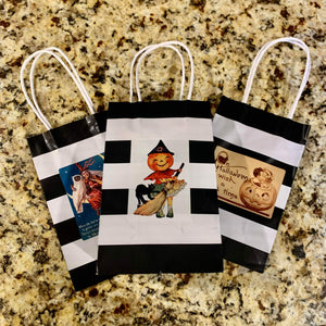 Halloween Striped Bags