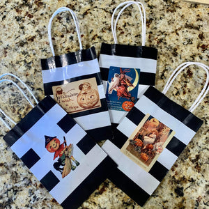 Halloween Striped Bags