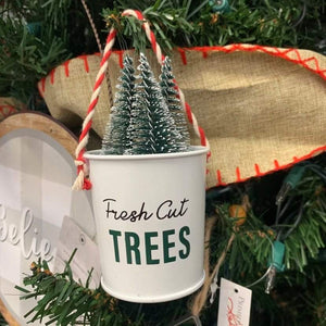 'Trees' Bucket Ornament