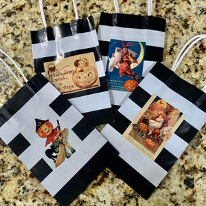 Halloween Striped Bags