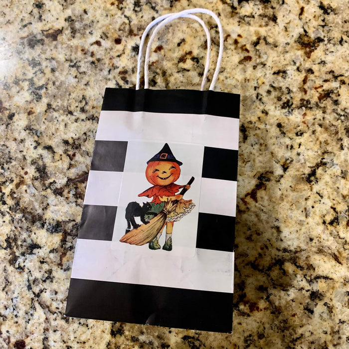 Halloween Striped Bags