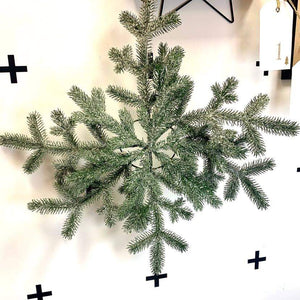 Pine Snowflake with Hanger